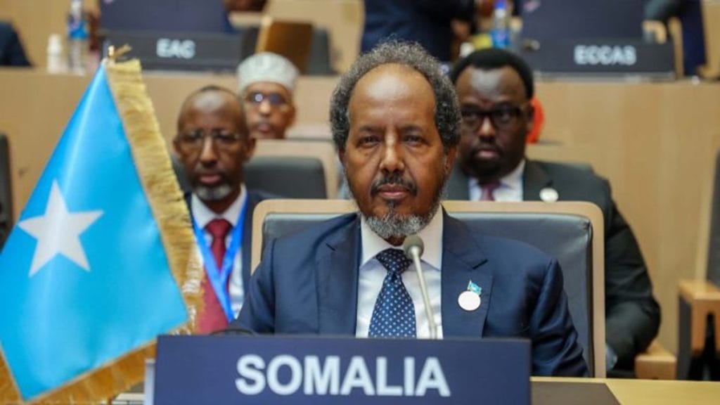 Somalias President Hassan Sheikh Mohamud