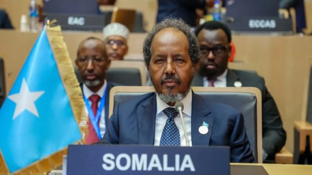 Somalias President Hassan Sheikh Mohamud