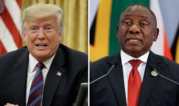 Donald Trump Cyril Ramaphosa 1009431