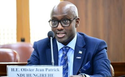 Rwanda Foreign Minister Olivier Nduhungirehe