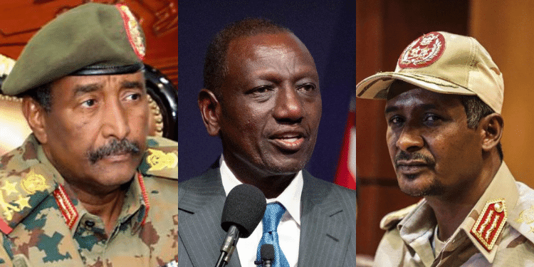 Ruto and Sudan Military CHi