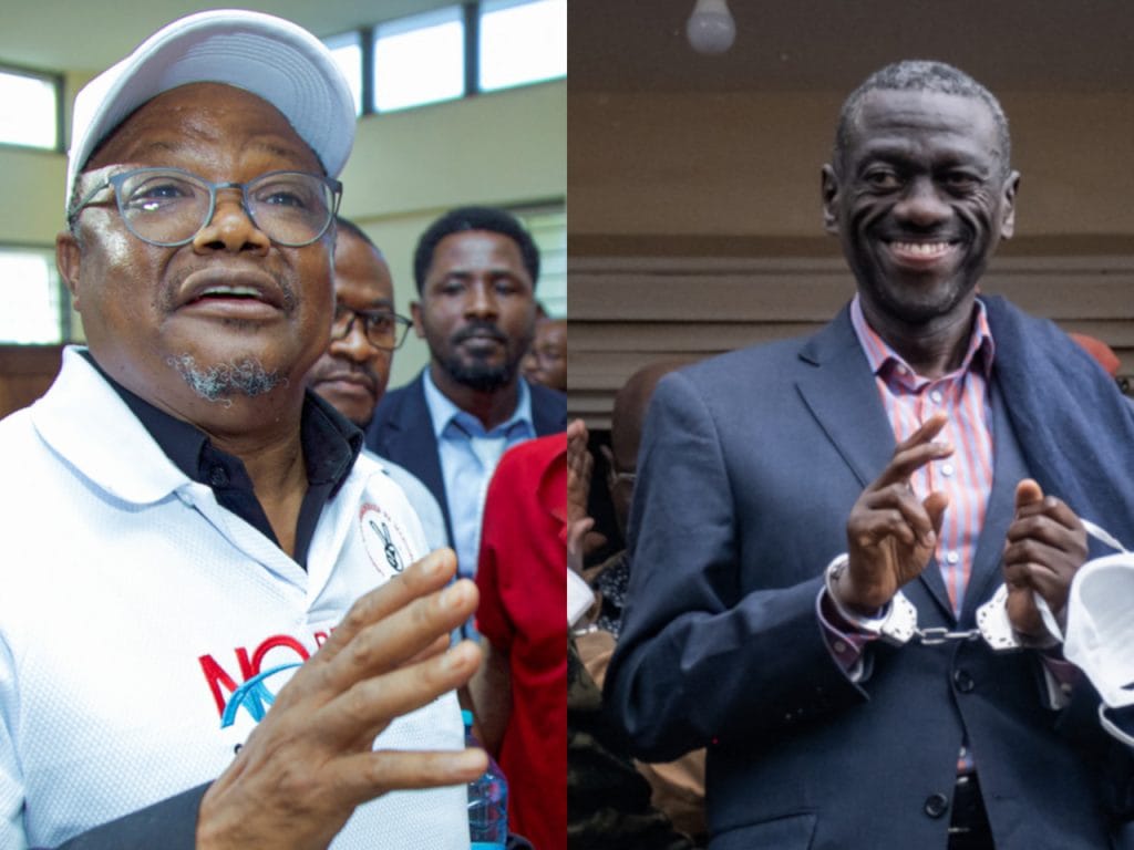 Tundu Lissu et Kizza Besigye